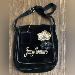 Rare Vintage Juicy Couture Velvet Messenger/Crossbody Bag
